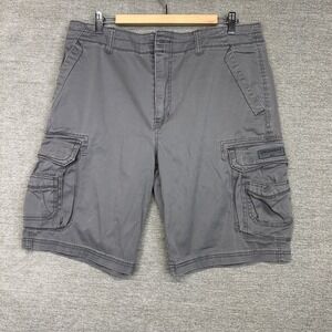 Vintage UNIONBAY Y2K 90s Cargo Shorts Grunge‎ Baggy Skater Grey Men's Size 36